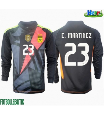 Argentina Emiliano Martinez #23 Målvakt Hemmatröja Copa America 2024 Långärmad